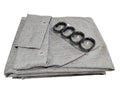 Linen Texture Shower Curtain – Waterproof & Heavy Duty