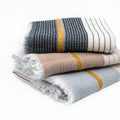 BERCA HOME Olympos Turkish Beach Towel – 100% Cotton Peshtemal Hammam & Bath Towel – Lightweight, Quick Dry, Sand Free – 90 × 190 cm - image 1