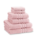Catherine Lansfield 6 Piece Zero Twist Cotton Towel Bale Set | Pink