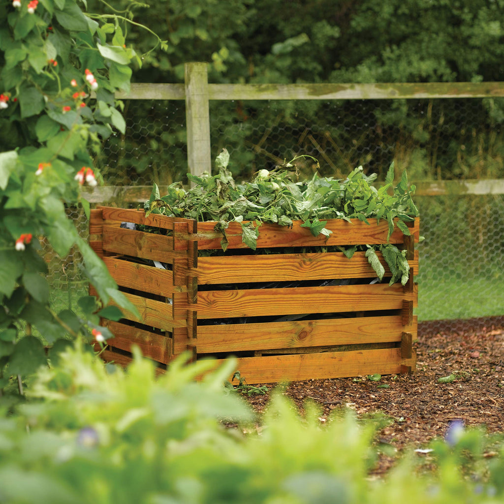 Rowlinson Wooden Garden Composter - Pressure Treated Timber - 439L