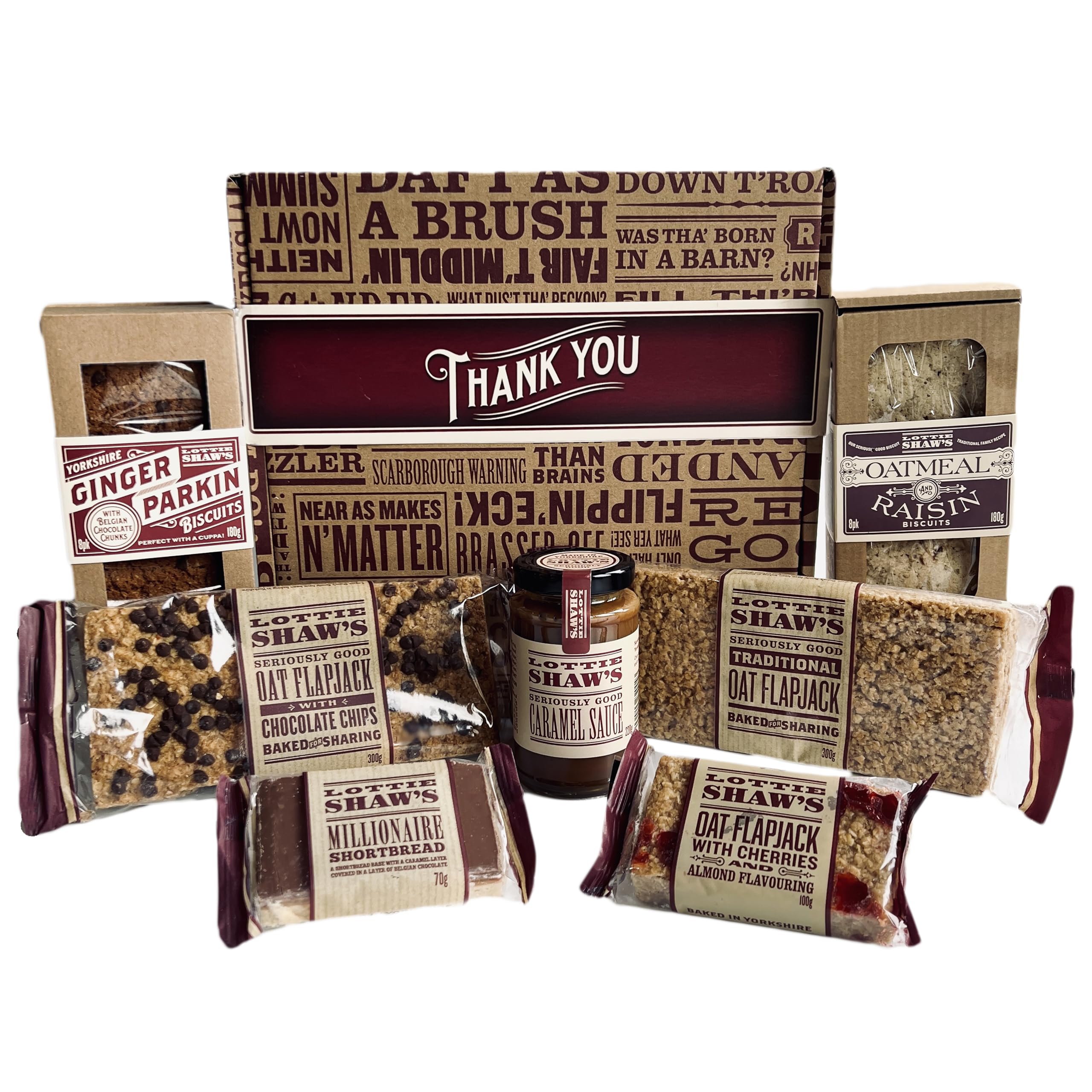 Lottie Shaw's Thank You Gift Hamper | Artisan Biscuits & Flapjacks Set