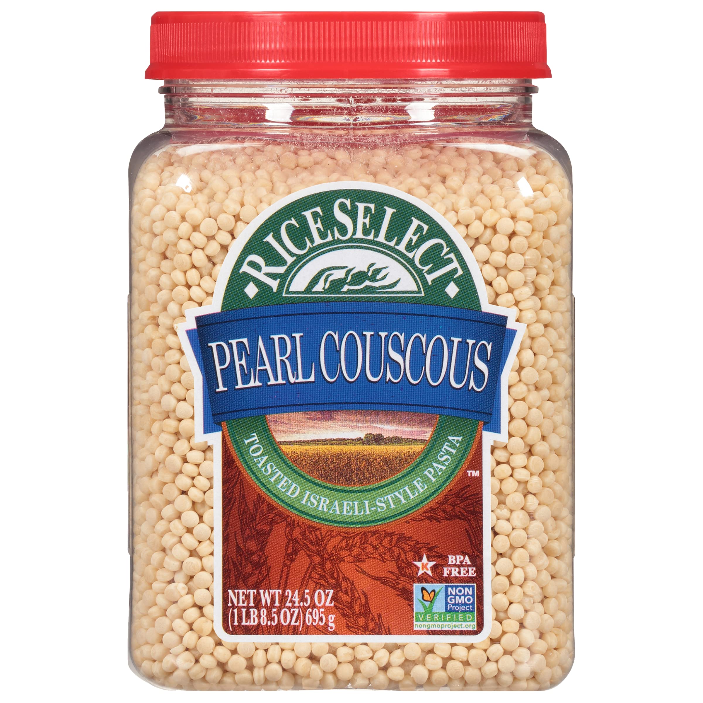 Pearl Israeli Couscous – Non-GMO Gourmet Grains, 24.5 oz