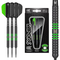 Target Darts Vapor 8 Black 80% Tungsten Steel Tip Darts Set – 21g Green