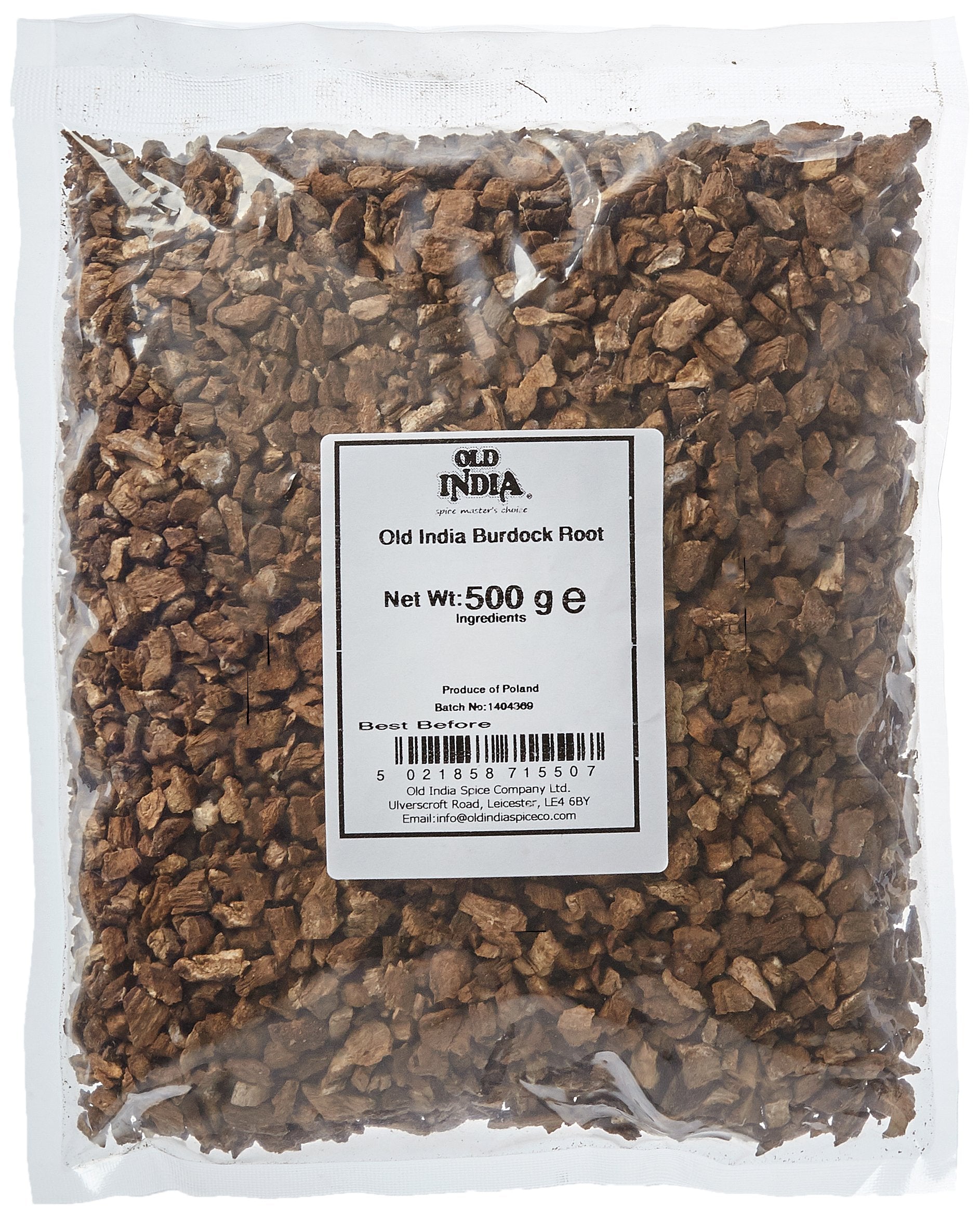 Old India Burdock Root – 500g Dried Herbal Supplement for Wellness Tea