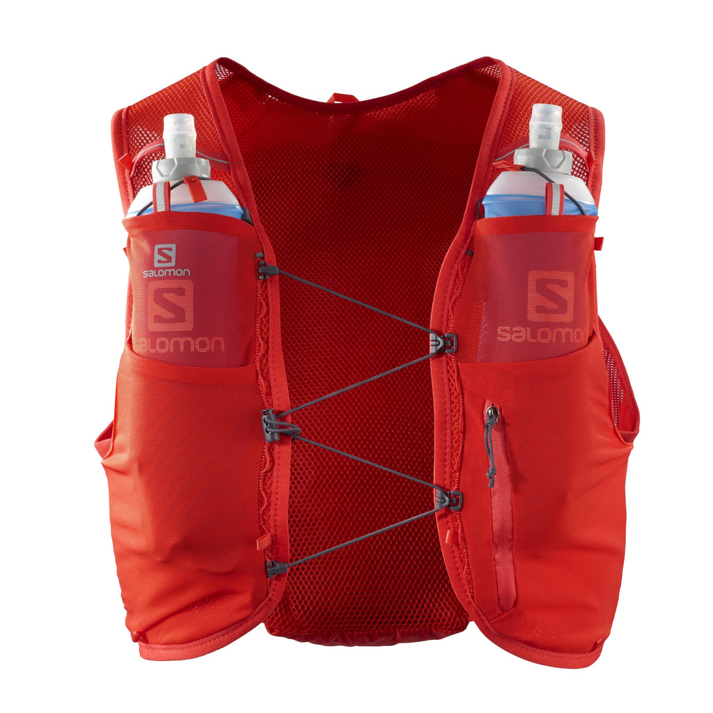 Salomon Adv Hydra Vest 8 – Unisex Trail Running Hydration Vest, Red