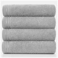 GC Gaveno Cavailia Egyptian Cotton Bath Sheets – 4 Pack Silver Towels