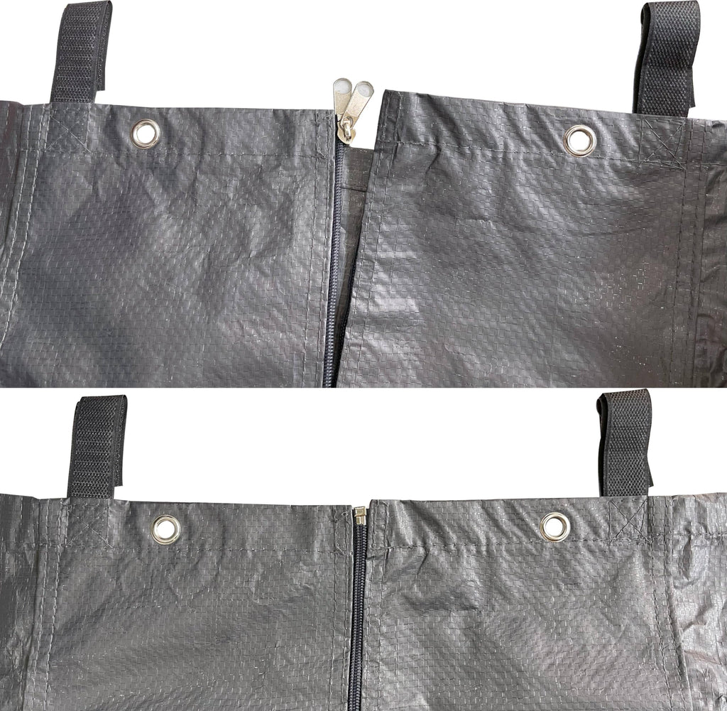 Quick Star Gazebo Sidewalls Set of 2 with Window - Anthracite PE