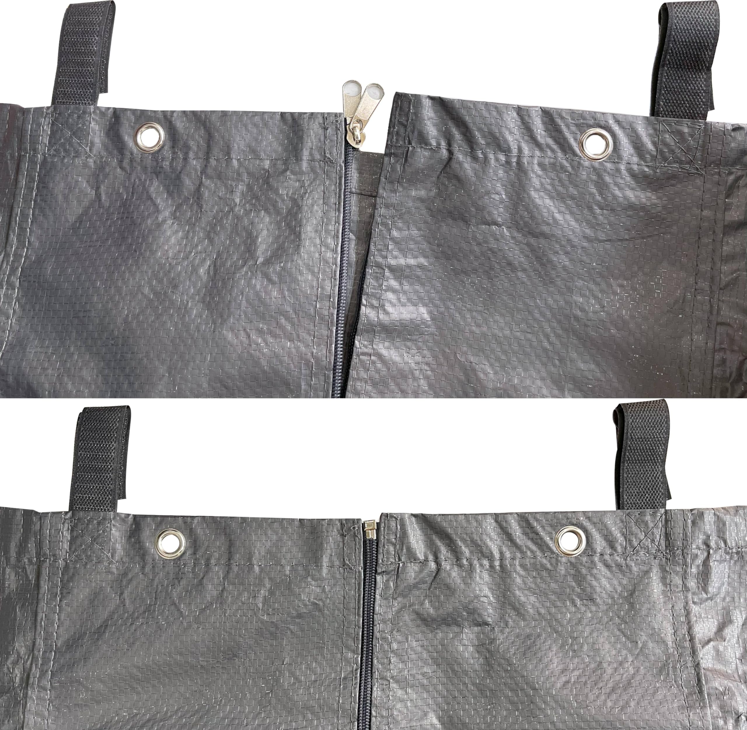 Quick Star Gazebo Sidewalls Set of 2 with Window - Anthracite PE