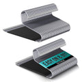 Open Ended Metal Trouser Hangers – Non-Slip Rubber Coated 50 Pack