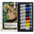 ZenART Professional Oil Paint Set - 8 x 50ml Tubes Impressionist Palette