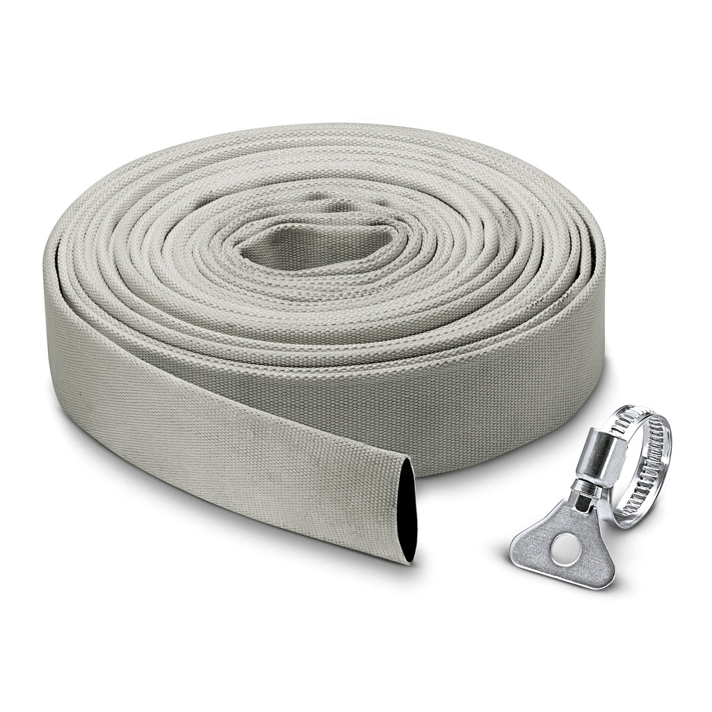 Kärcher 2.997-100.0 Gewebeschlauch Set – 10m Flexibler Flachschlauch
