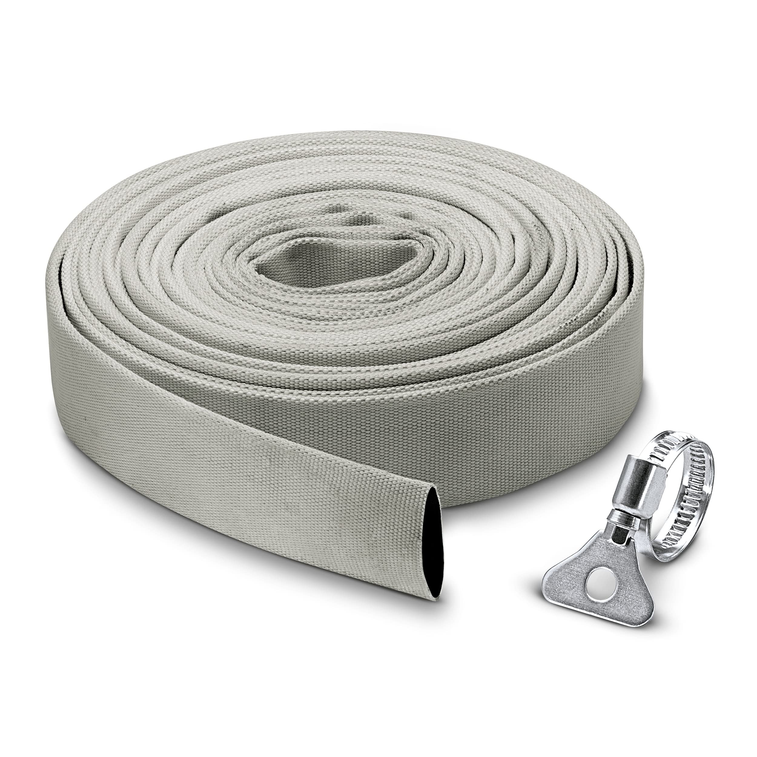 Kärcher 2.997-100.0 Gewebeschlauch Set – 10m Flexibler Flachschlauch