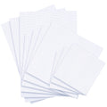 MAMUNU 14 Count White Aida Cloth – 10 Piece Cotton Cross Stitch Fabric Set