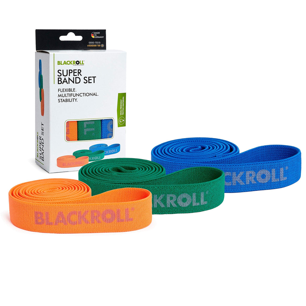 BLACKROLL Super Band Set of 3 – Resistance Bands for Core Training