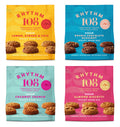 Rhythm 108 Organic Vegan Tea Biscuits - Mixed Case of 4 x 135g