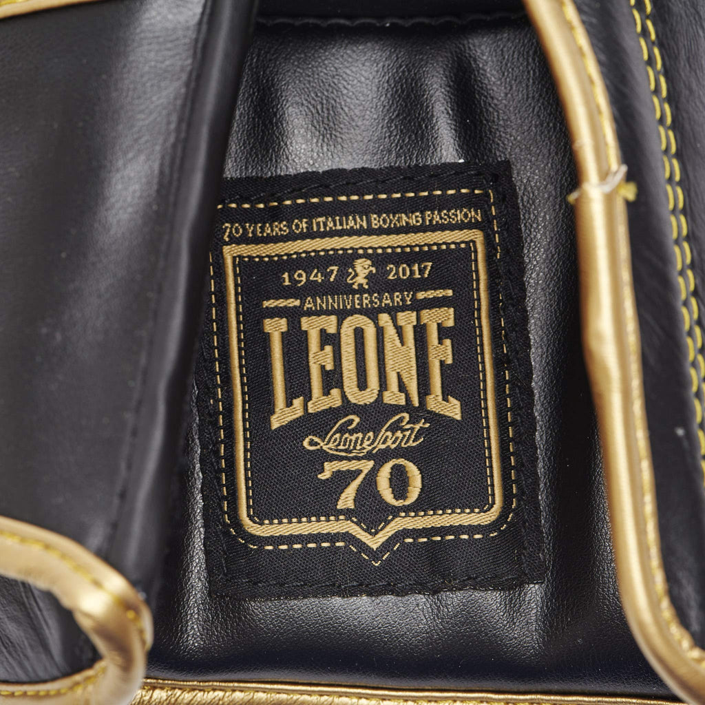 Leone 1947 Boxing Gloves – 16 oz Black Unisex Sparring Gear GN039