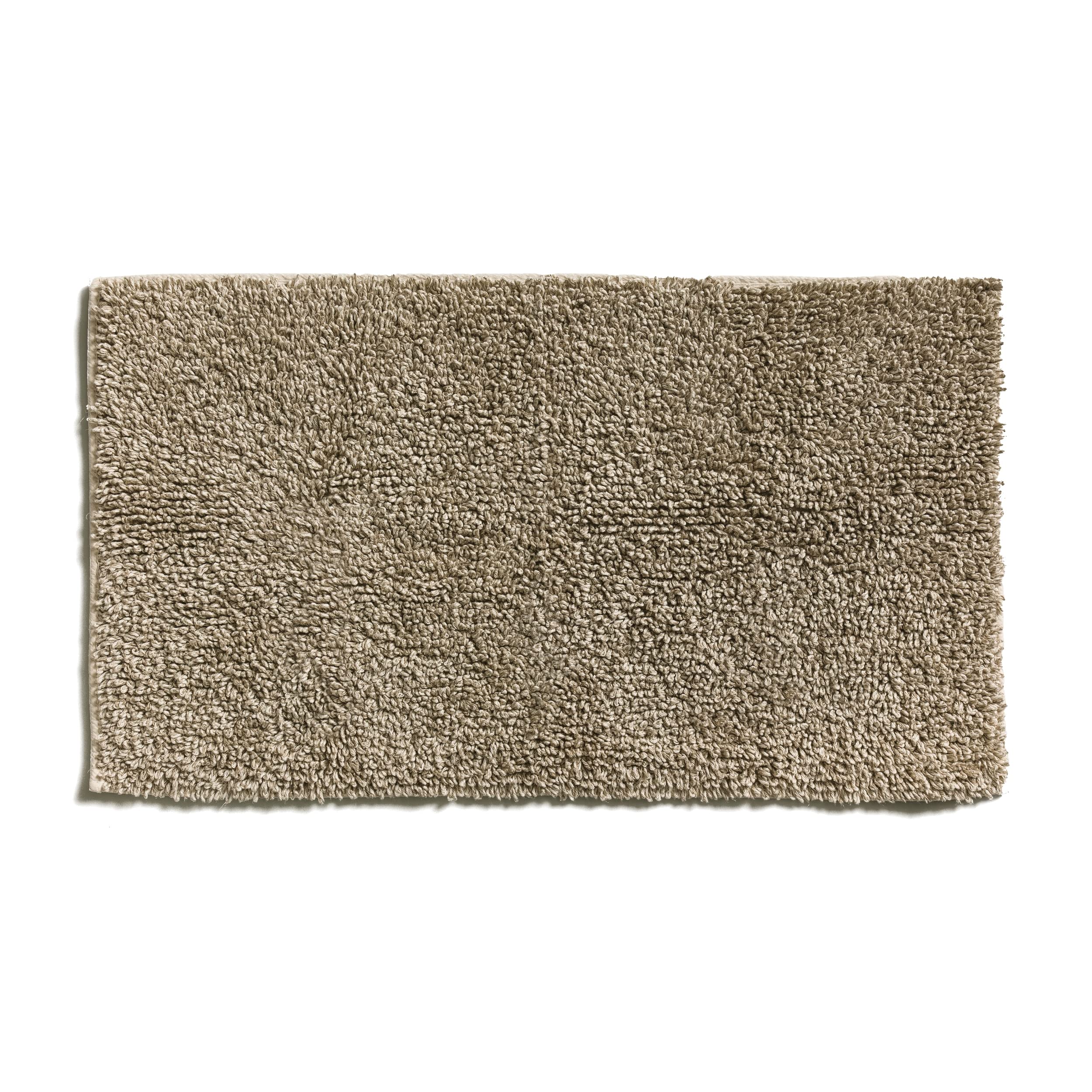 Möve Wellness Foot Towel – Cotton Linen Bath Mat, Nature, 60x100cm