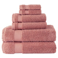 BERIBO 6-Piece Turkish Cotton Towel Set | 620 GSM Plush Bath Linens