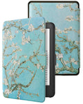 WALNEW Kindle Paperwhite Case - Slim Magnetic Cover (2012-2015), Tree & Flower