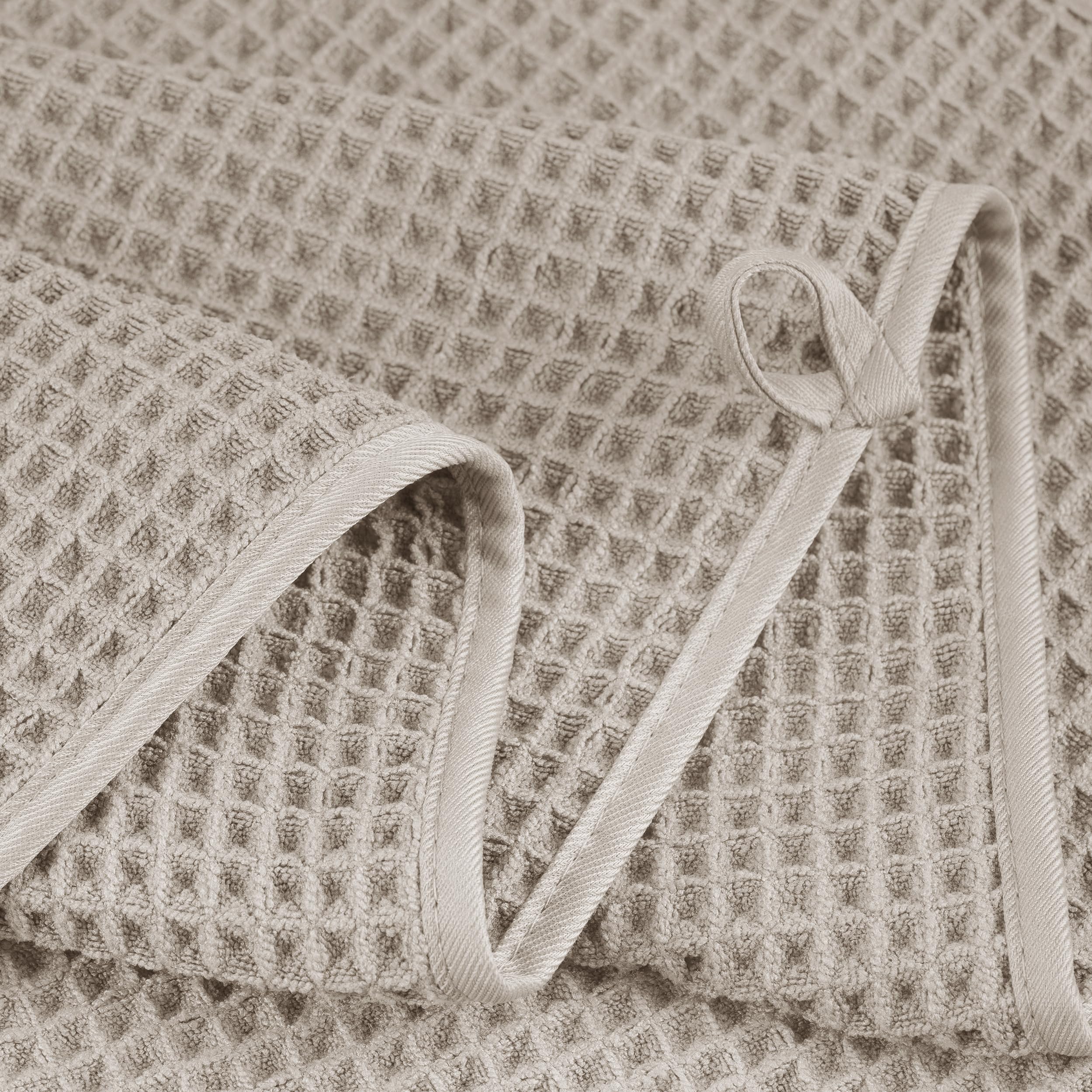 Polyte Microfibre Bath Sheets – Quick Dry Waffle Weave Towels, Set of 2