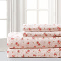 Modern Threads Rose Floral Microfiber Sheet Set – Deep Pocket Bed Sheets