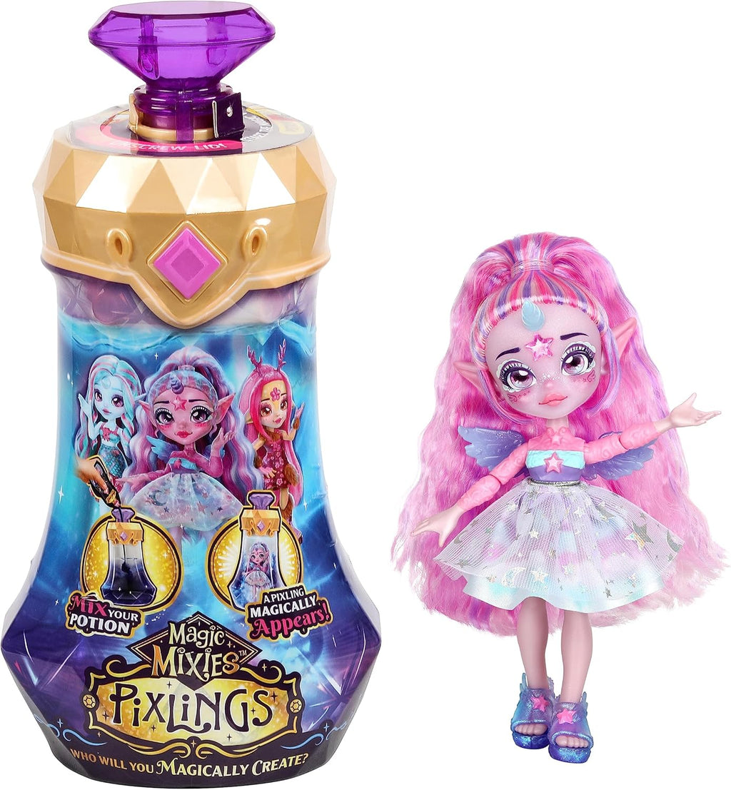 Magic Mixies Pixlings Unia Unicorn Doll - Interactive Collectible Toy
