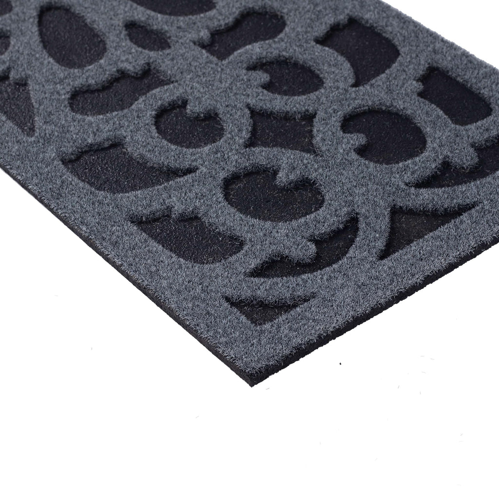 Nicoman Narrow Doormat – Victorian Recycled Rubber Heavy Duty Mat, 75x25cm