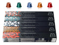 Nespresso World Explorations Lungo Coffee Pods - 50 Capsule Variety Pack