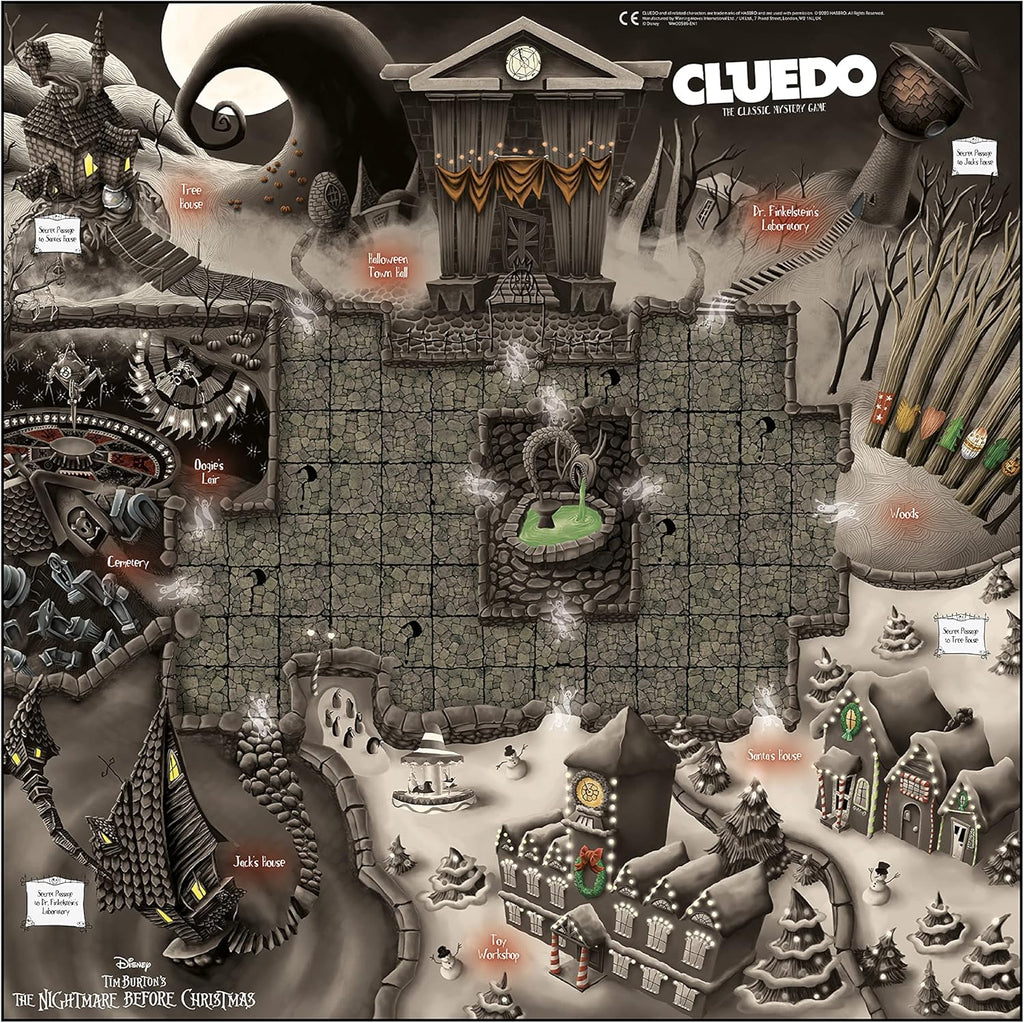 Cluedo: The Nightmare Before Christmas Edition Mystery Board Game