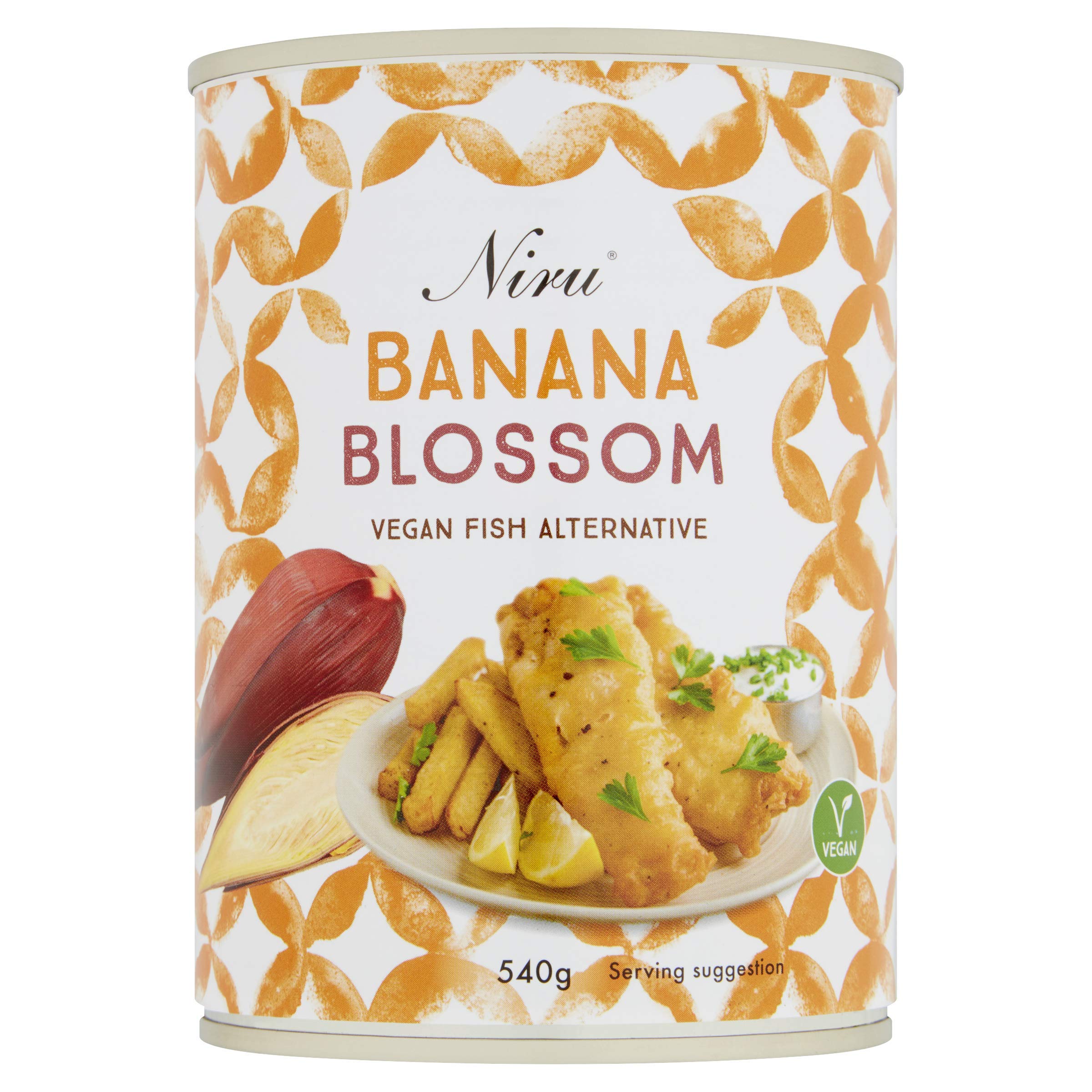 Niru Banana Blossom Vegan Meat Alternative - 540g (Pack of 6)
