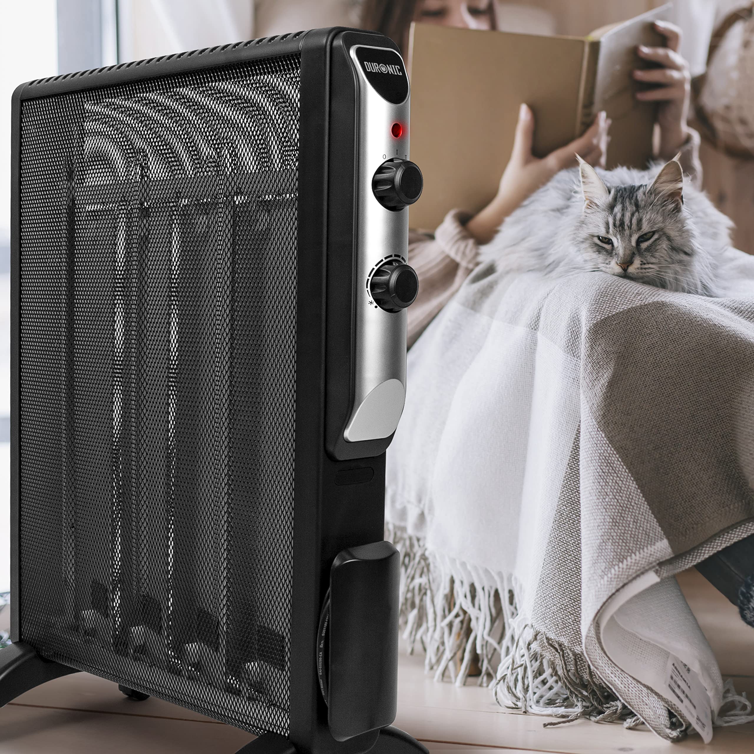 Duronic HV220 Micathermic Heater – 2kW Portable Mica Panel Radiator