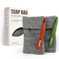 ZOMCHI 2-Piece Nylon Soap Bag | Exfoliating Soap Saver Pouch for Shower