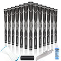 CHAMPKEY Rubber Golf Grips 13 Pack - Oversize Club Repair Kit | Black