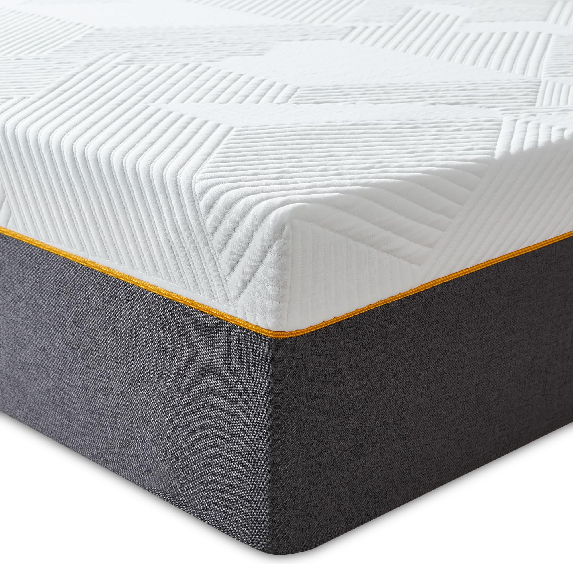 Sleremind Single Memory Foam Mattress – 15cm Medium Firm, Orange