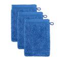 Möve Superwuschel Waschhandschuh 3er-Set – 100% Baumwolle, Cornflower