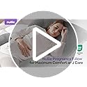 Nuliie U-Shaped Pregnancy Pillow - Full Body Maternity Support, Pink Velvet