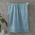 Catherine Lansfield Zero Twist Cotton Bath Sheet Pair - Blue 90x140cm