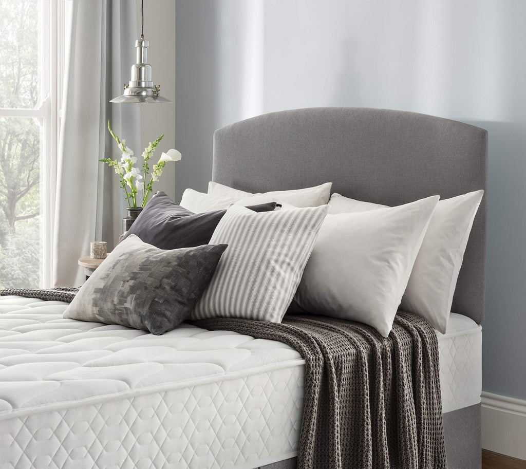 Silentnight Selene Upholstered Headboard, Slate Grey Fabric, King