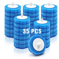 NEWE Disposable Toilet Brush Refills | 35PCS Toilet Wand Replacement Heads