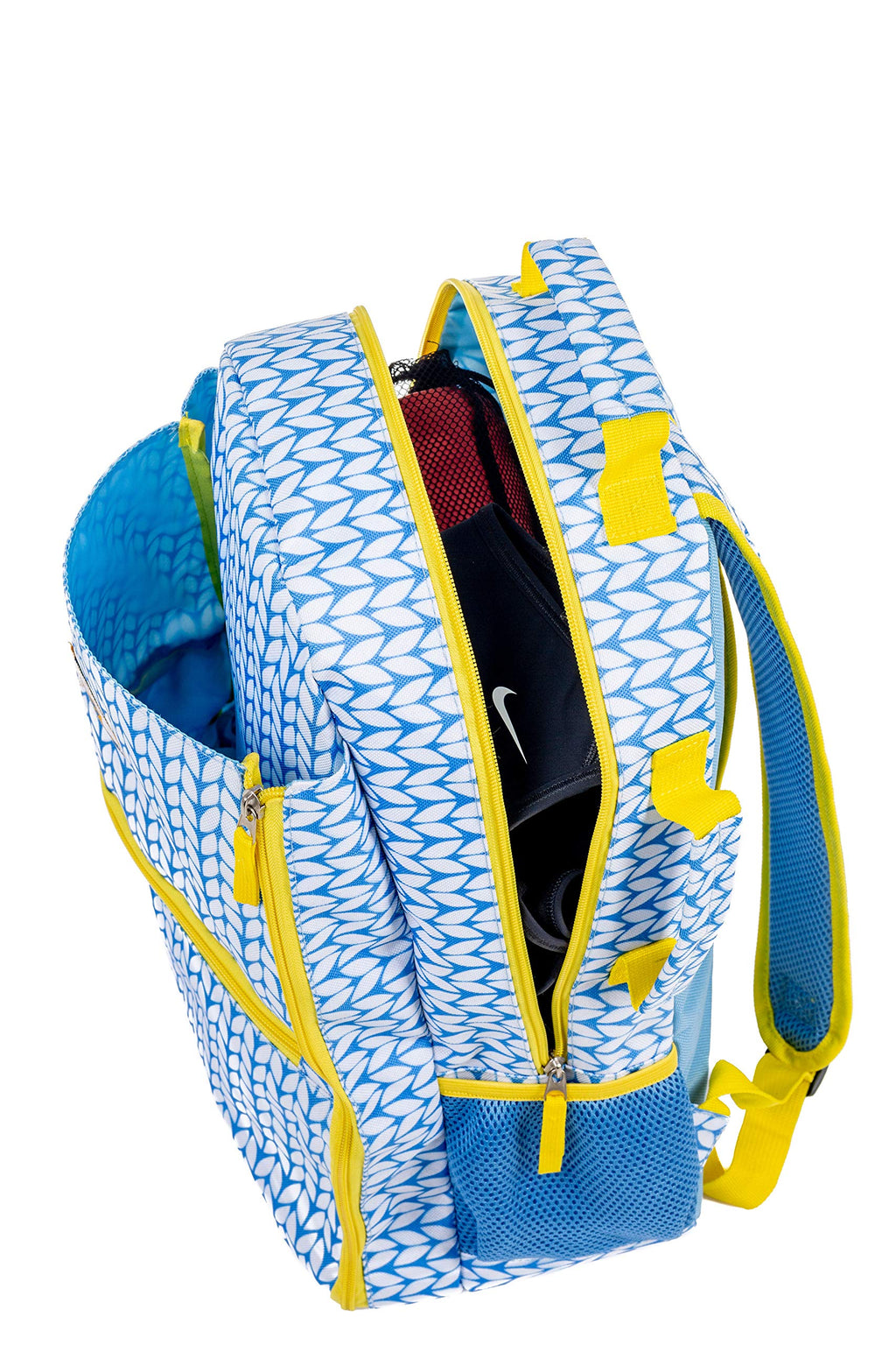 Thorza Women's Tennis Backpack - Lightweight 2 Racket Bag in Light Blue