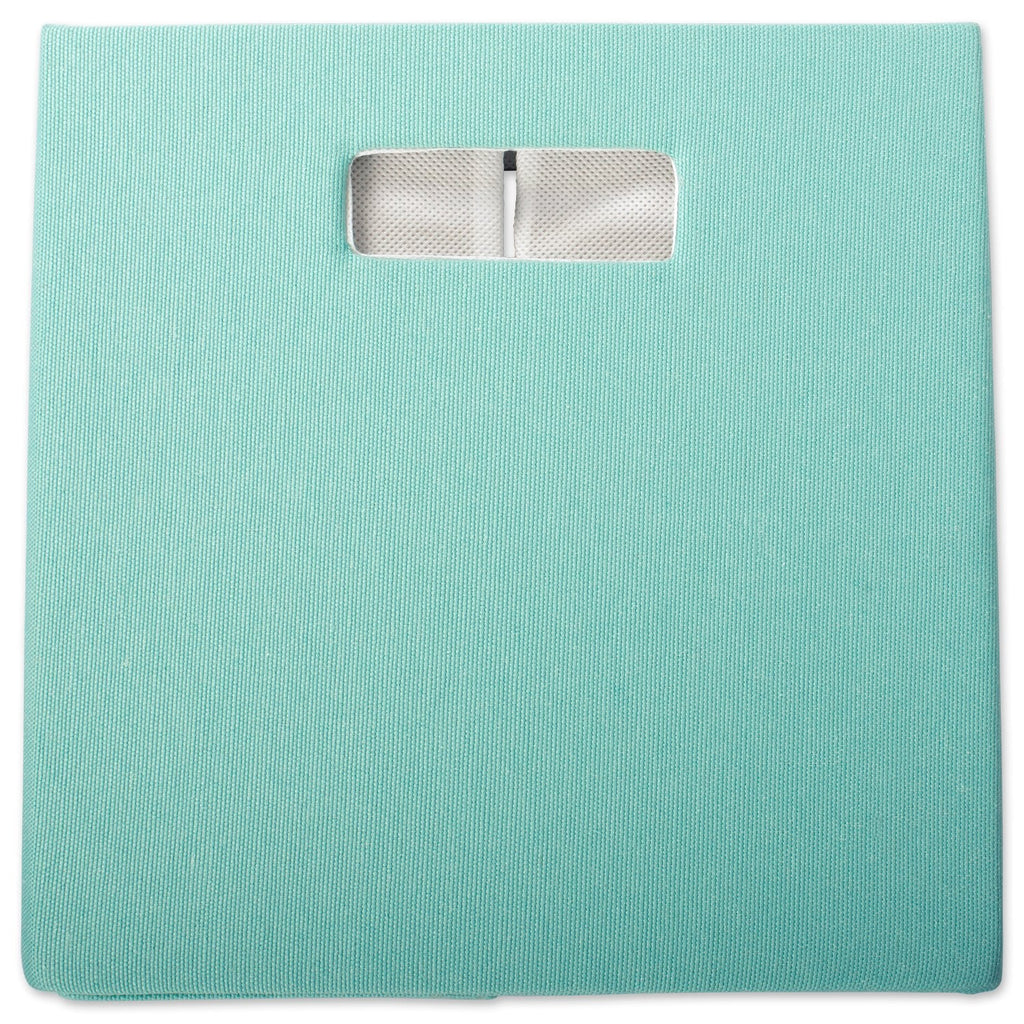 DII Poly Cube Hard Sided Folding Storage Collection - Aqua - Large