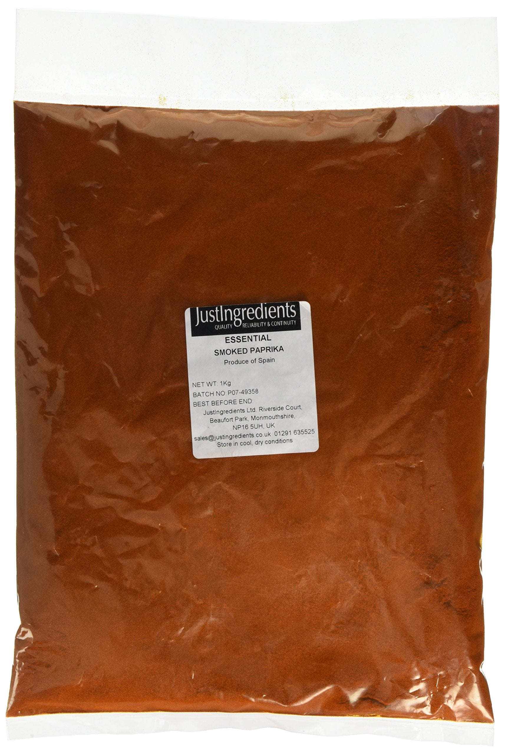 JustIngredients Smoked Paprika – 1kg Bulk Gourmet Cooking Spice