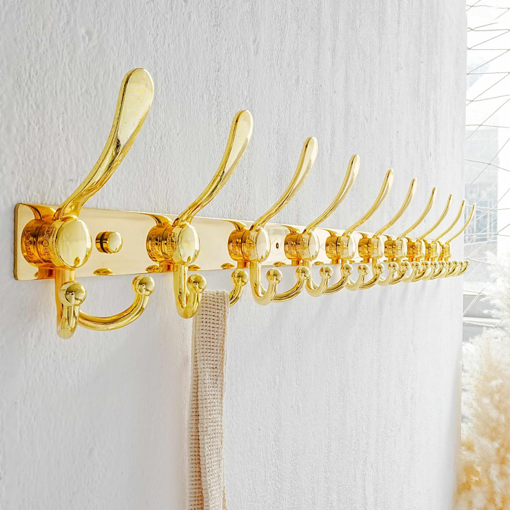 Dseap Coat Rack Wall Mount 94cm, Heavy Duty 2.5mm Base vs Flimsy 1mm, Double-Thick Solid Anti-Snap Hooks - image 4