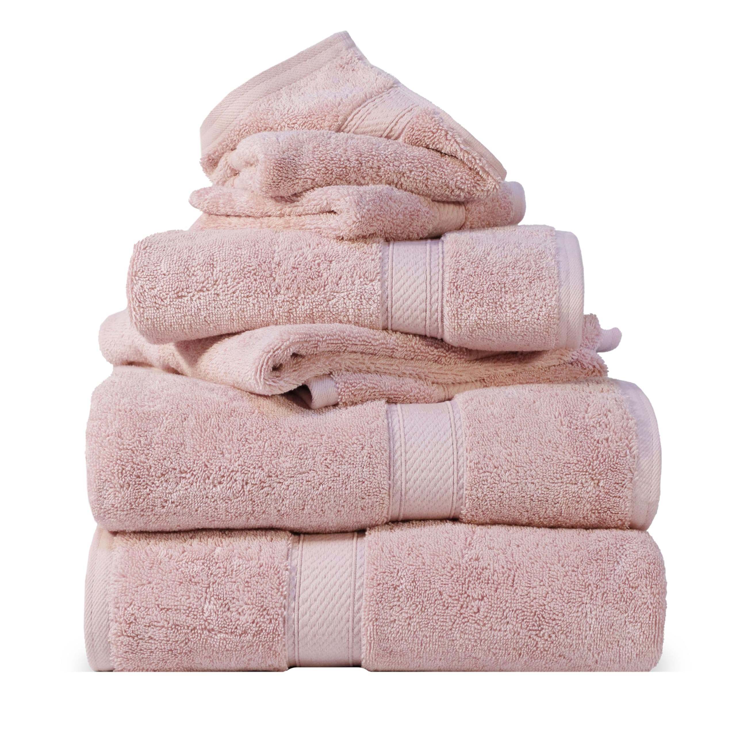 Jolof Store 900 GSM Cotton Towel Set | 6-Piece Luxury Bath Linens