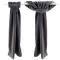 Jolof Store Hanging Kitchen Hand Towels – 100% Cotton Grey Set of 2