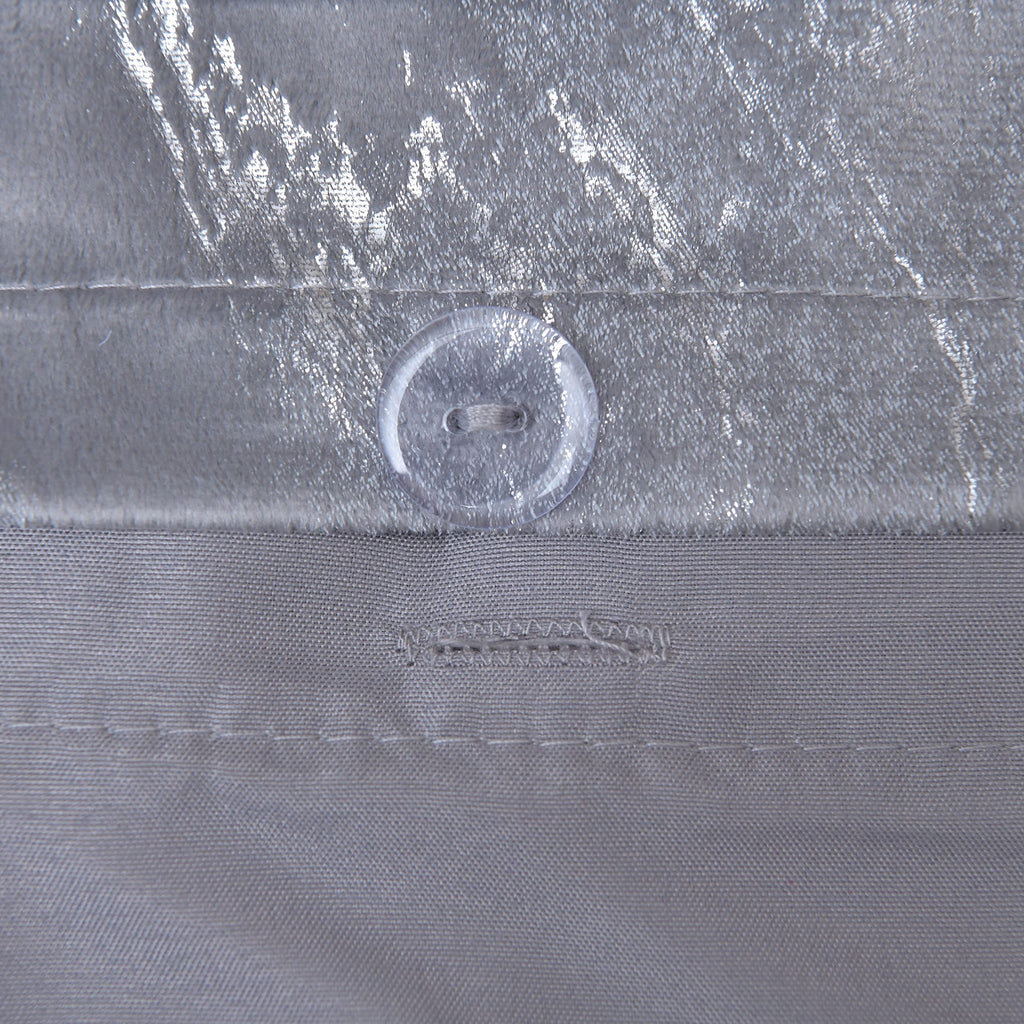 Sleepdown Marble Velvet Metallic Duvet Cover Set - Grey - Super King