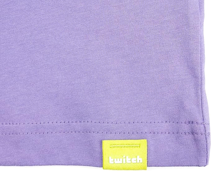 Twitch Long Sleeve Tee – 100% Cotton Unisex Crew Neck in Dusty Purple