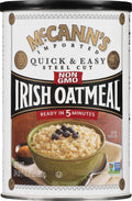 McCann's Steel Cut Irish Oatmeal – Quick & Easy Whole Grain Oats, 24 oz