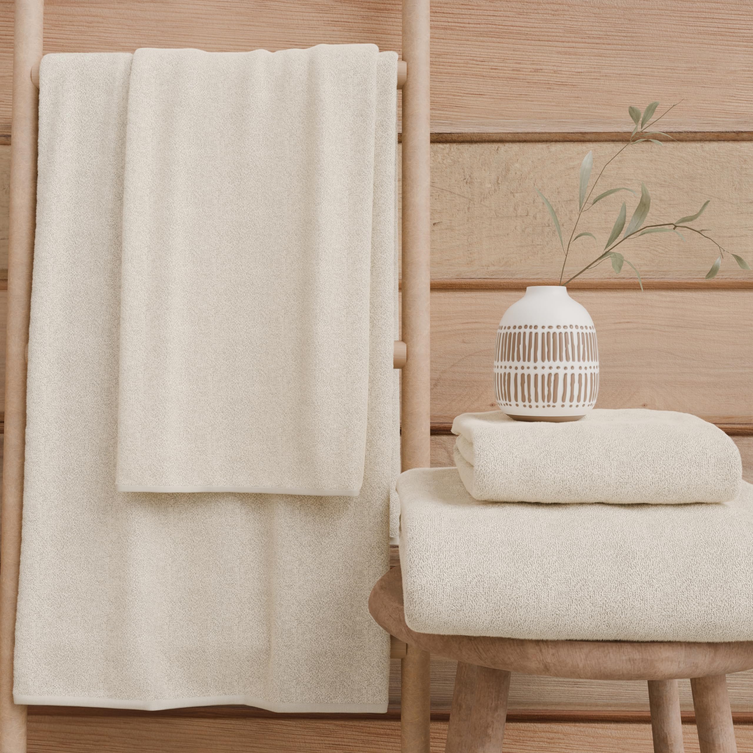 PETTI Artigiani Italiani 4-Piece Cotton Terry Towel Set - Ivory