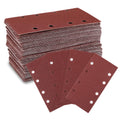 WORKPRO 100-Piece Sanding Sheets | 93x185mm Hook and Loop Sandpaper